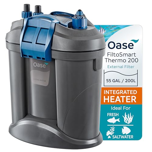 FiltoSmart Thermo 200 Canister Filter for Aquariums