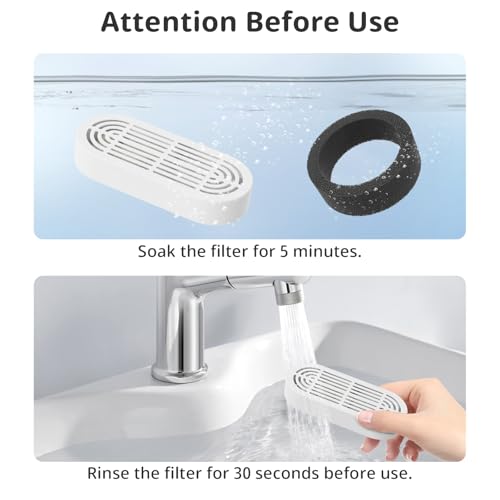 Cat Water Fountain Filter Pet Drinking Fountain Filter for 3.2L (9 Count)