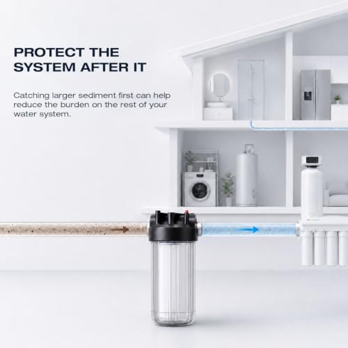 5Micron Water Filter 10 x 4.5 Sediment Filter for Well Water