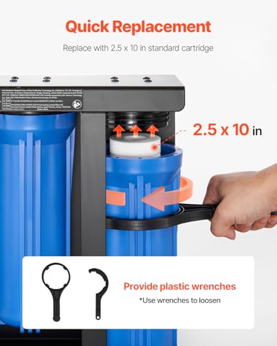 RV Water Filter with Bracket