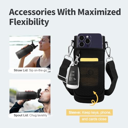 32 oz Insulated Water Bottle with Straw
