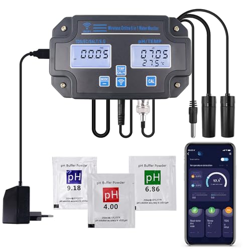 6 in 1 Smart Water Quality Tester