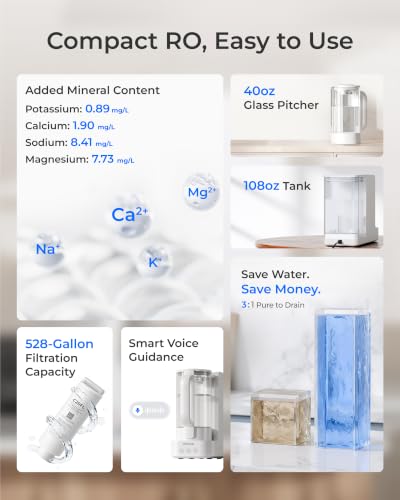 C2SL Reverse Osmosis Water Filter Countertop