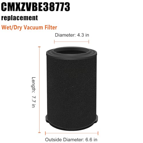 Filters Replaces Craftsman CMXZVBE38778 CMXZVBE38773 (2 Count)