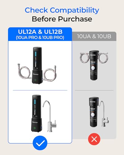 FUL12 Water Filter Replacement for Waterdrop UL12A