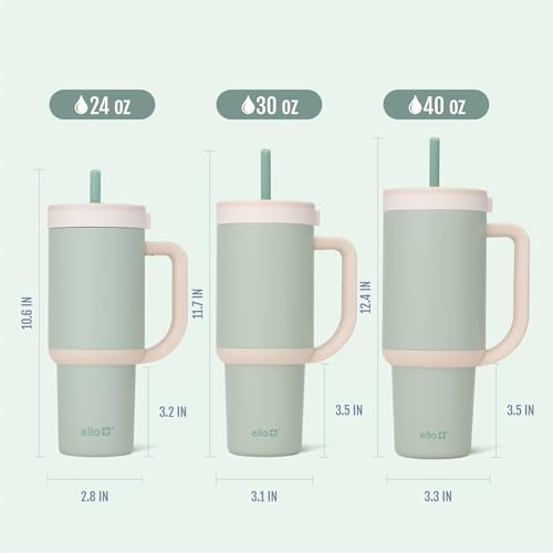 Oasis 24oz Insulated Stainless Steel Tumbler with Straw
