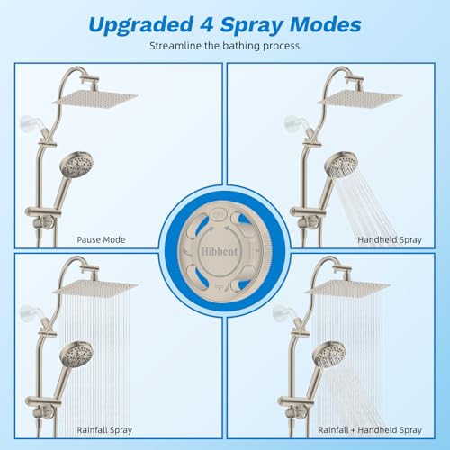 High Pressue All Metal 8" Rainfall Shower Head