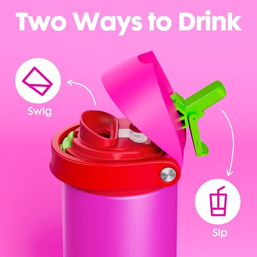 18 oz Insulated Water Bottle for Kids