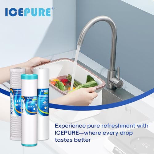 3 Stage 4.5" x 20" Whole House Water Filter Cartridge Kit (3 Count)