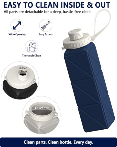 Collapsible Water Bottles 21oz