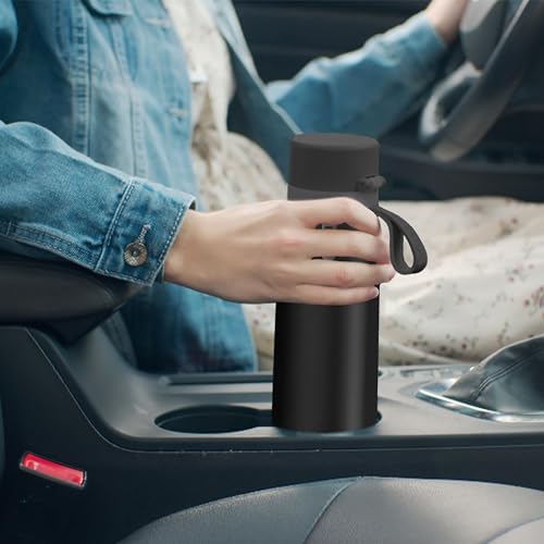 Filtered Water Bottle Stainless Steel Keeps Cold 18.6oz Black