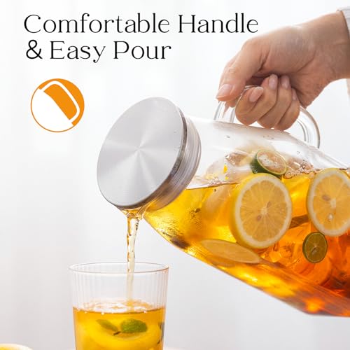 68 oz Glass Pitcher with Lid