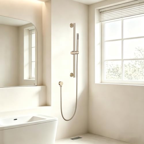 Handheld Shower Head with Slide Bar Combo