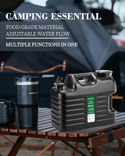 5 Gallon Camping Water Jug with Spigot (2 Count)