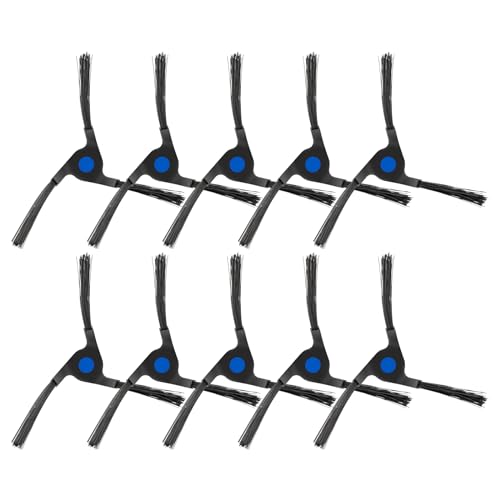 10 Pieces) Side Brushes Replacement Parts Compatible with ECOVACS DEEBOT X2 Omni / X2 Pro / X2, Robotic Vacuum Replacement Side Brush Accessory Kit (10 Count)