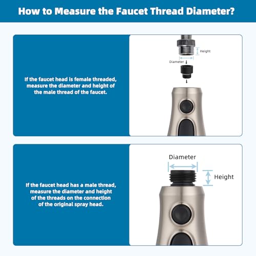 Pull Down Kitchen Faucet Head Replacement