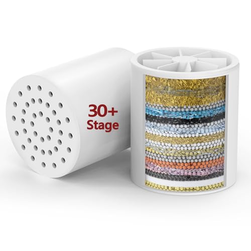 2 Pack 33 Stage Universal Shower Filter Replacement Cartridge (2 Count)
