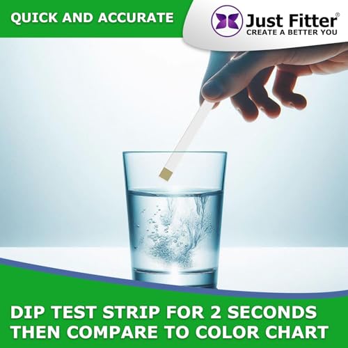 Alkaline Water pH Test Strips. Testing Kit for Home Drinking Water and Liquids. Universal Tester for Aquarium