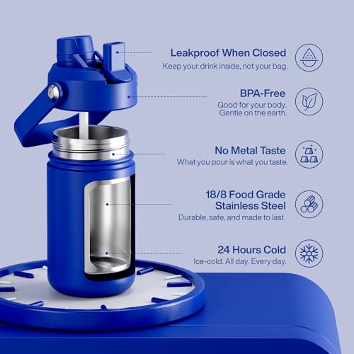 Kids Insulated Water Bottle with Straw