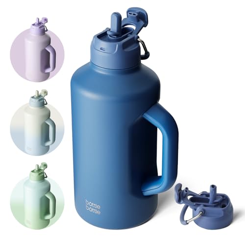 Insulated Water Bottle 64 oz Dual