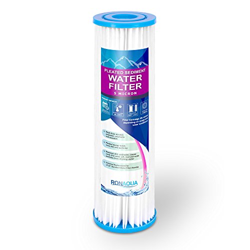Pleated Sediment Water Filter Cartridge 9.87”x 2.5” Amplified Surface Area