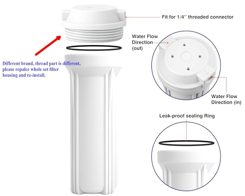 10 Inch Reverse Osmosis Water Filter Housing