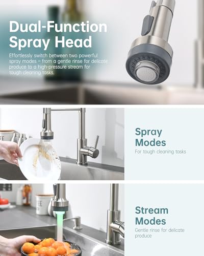 Kitchen Faucet with Soap Dispenser