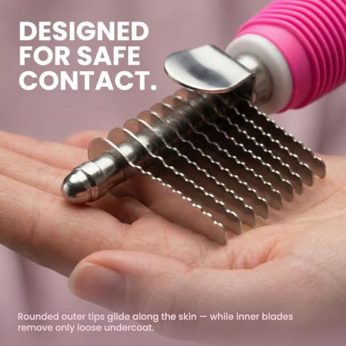 Poodle Dematting Fur Rake Comb Brush for Dogs and Cats