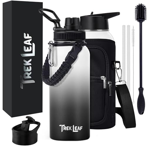 Travel Water Bottle with 3 Lids