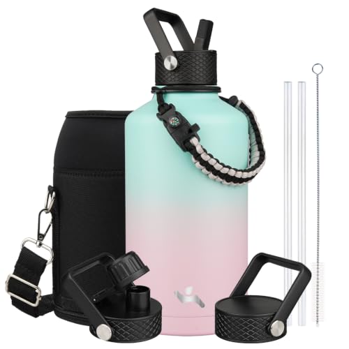 87 oz Insulated Stainless Steel Water Bottle Jug with Handle