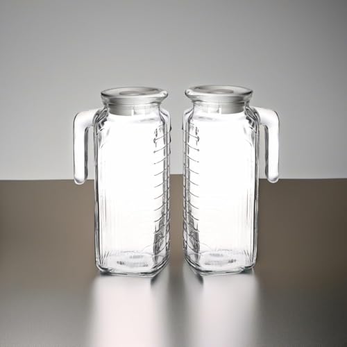 Gelo Set of 2 Glass pitchers