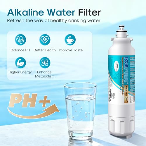 Alkaline ADQ73613401 Water Filter and LT120F Air Filter (3 Count)