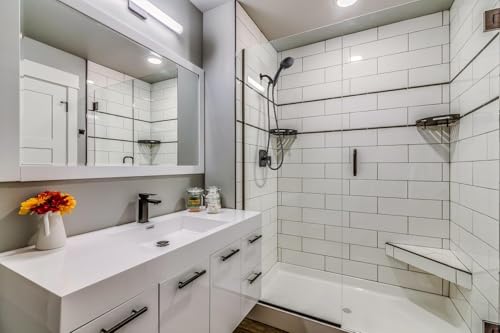 Shower Head with Metal Shower Holder and Long Hose