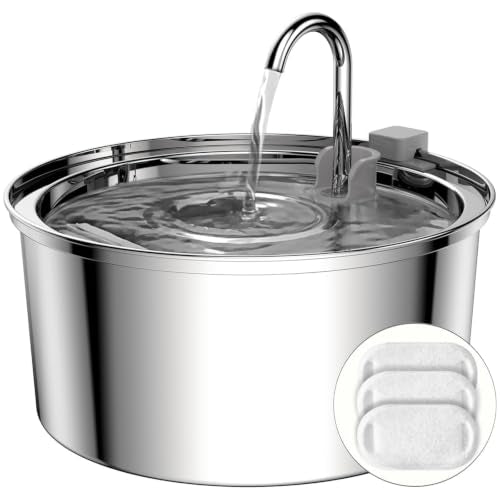 Cat Water Fountain Stainless Steel (108 Fl Oz)