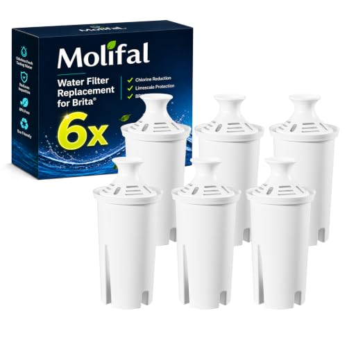 Water Pitcher Filter Replacement for Brita Water Filter (6 Count)