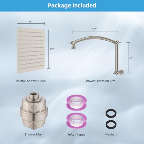 10'' Filtered Rain Shower Head
