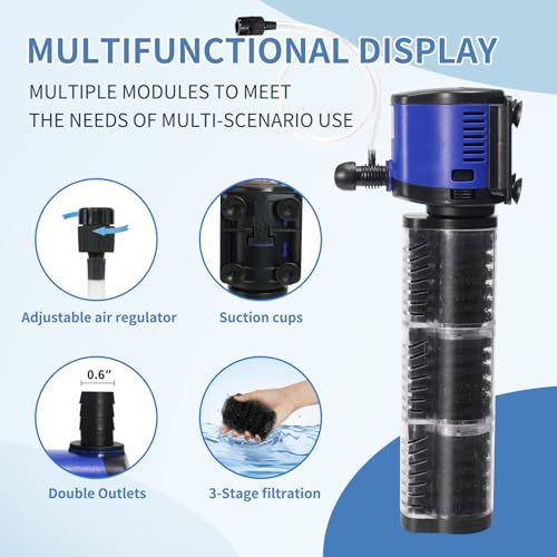 20 75 Gal Aquarium Filter for Fish Tank