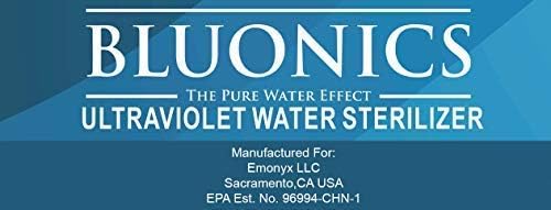 Bluonics 55W UV + Sediment & CTO Carbon Replacement Filter Set for our Well Water System 2.5"x20"