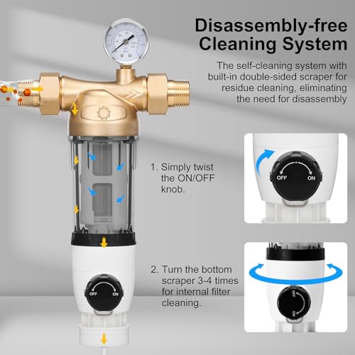 Spin Down Water Sediment Filter