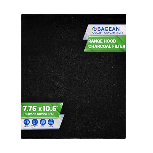 Range Hood Charcoal Filter 7.75” x 10.5” For Broan and Nutone BP58