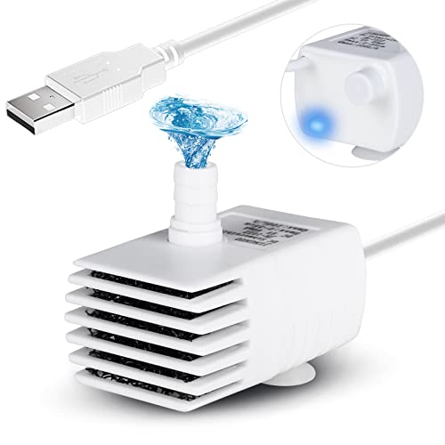 Replacement Pump for Cat Water Fountain with LED Light