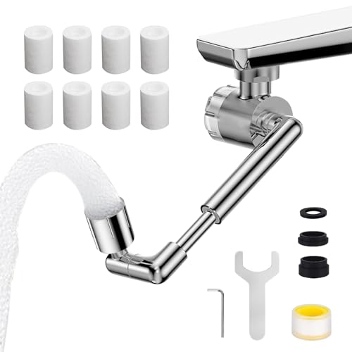 1440º Sink Water Filter Faucet Extender Telescopic (8 Count)