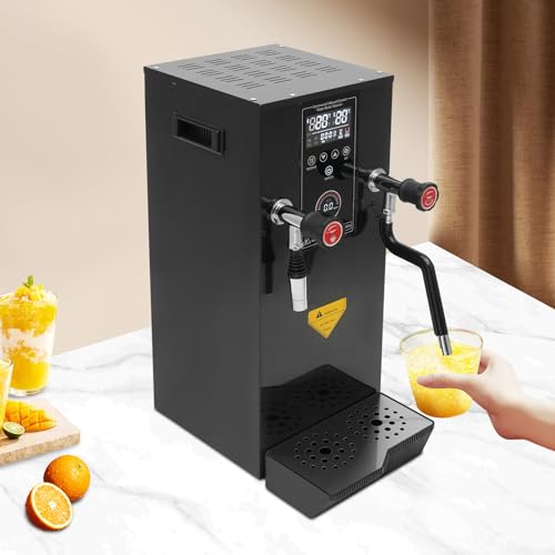 Hot Water Dispenser 3.2Gal Commercial Water Boiler with Cup Temperature Probe & Removable Drip Tray Timing1