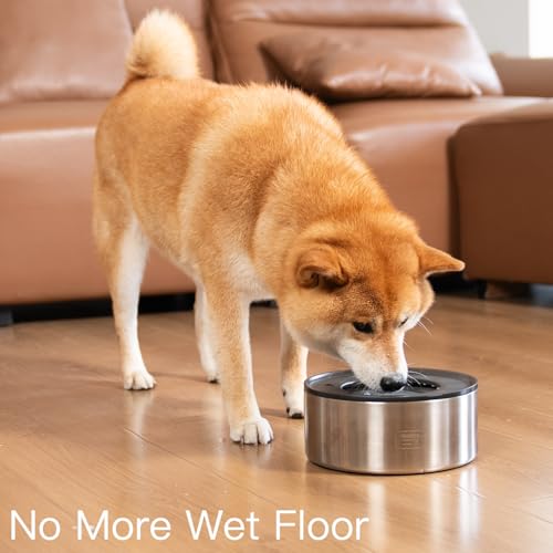 1Gallon No Spill Water Bowl for Dogs