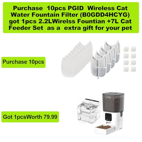 Replacement Filters and 4 Packs Sponges for 152oz (80 Count)