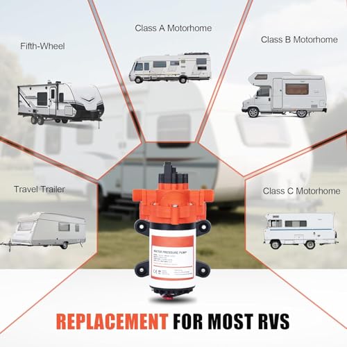 RV Water Pump on Demand Water Pressure Self