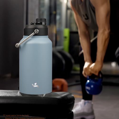 87 oz Insulated Stainless Steel Water Bottle Jug with Handle