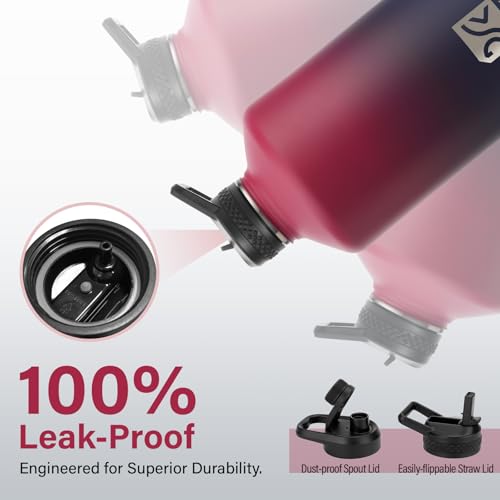 Gallon Insulated Water Bottle with Portable Carrier Bag for Outdoor