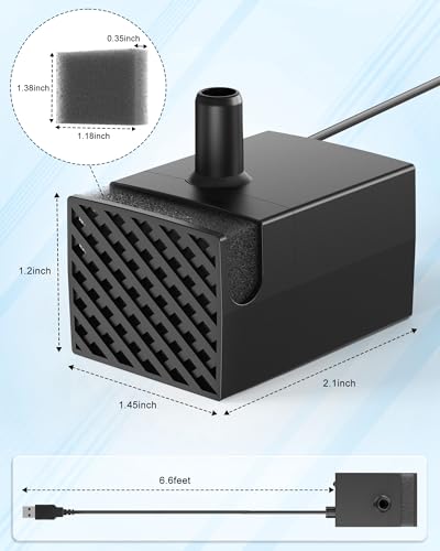 Dog Water Fountain Pump Replacement for D2341