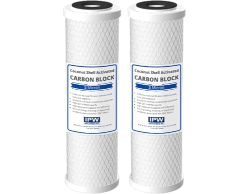 2-Pack Flow-Pur 8 (WCBCS-975-RV) Water Filter Replacement and Water Purifier Activated Carbon Filter for RV Water Filter System (2 Count)